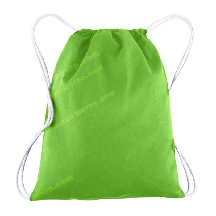 Non-woven Drawsting Bag Apple Green - Image 10
