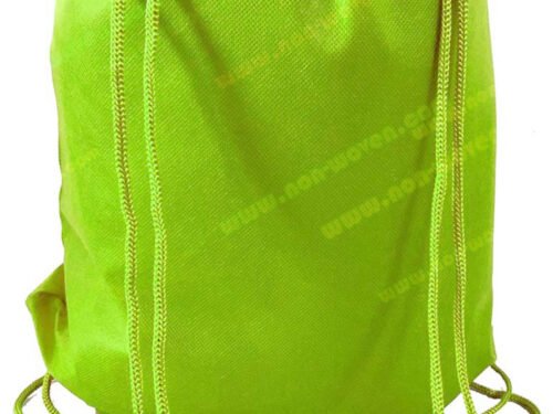 Non-woven Drawsting Bag Apple Green