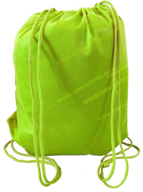 Non-woven Drawsting Bag Apple Green