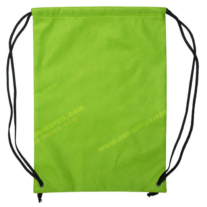 Non-woven Drawsting Bag Apple Green - Image 8