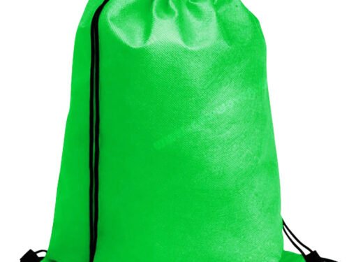 Eco-friendly Non-woven Drawsting Backpack Green