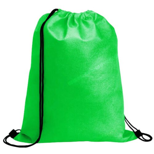 Eco-friendly Non-woven Drawsting Backpack Green