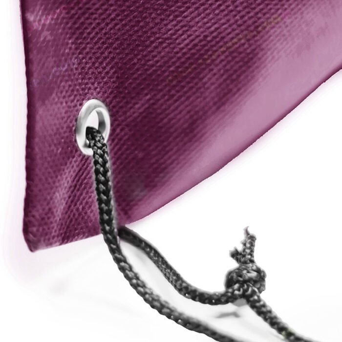 PP Spunbond Nonwoven Drawsting Bag Maroon - Image 4