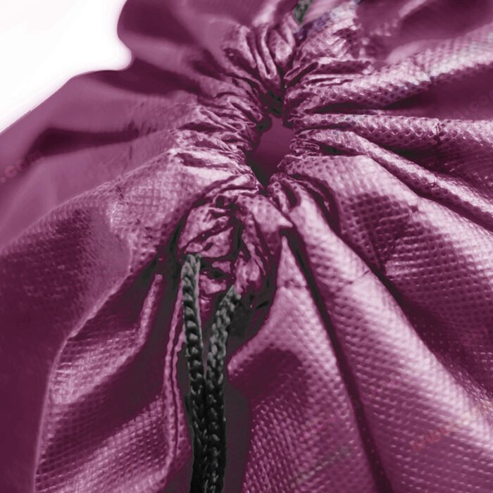 PP Spunbond Nonwoven Drawsting Bag Maroon - Image 8