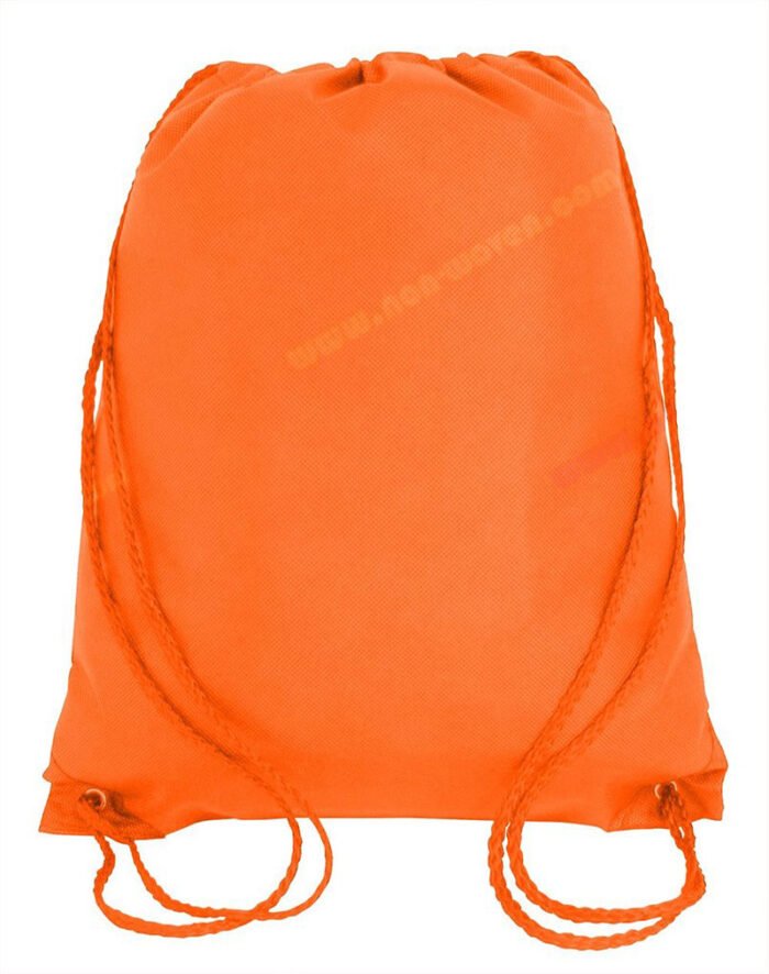 PP Spunbond Nonwoven Drawsting Bags Orange - Image 5