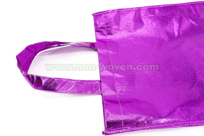 PP Laminated Nonwoven Bag Purple - Image 2