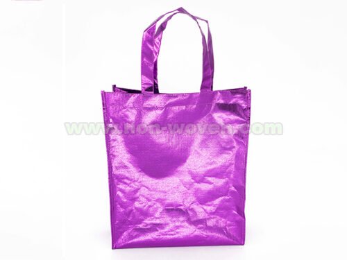 PP Laminated Nonwoven Bag Purple