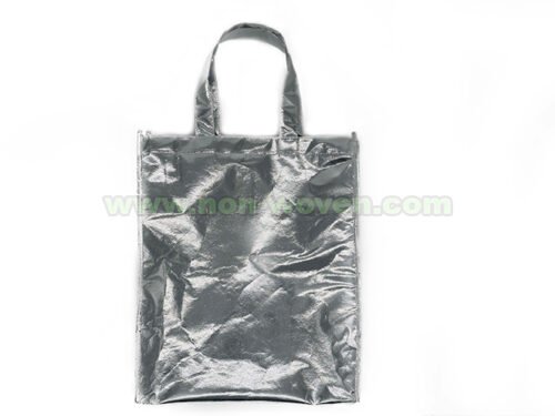 Laminated Non woven Bag Silver