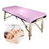 disposable nonwoven sheet pink (4) Disposable Spa Non woven Bed Sheets Pink