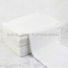 disposable spa bed covers white