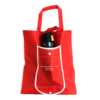 Eco-Friendly 100% PP Spunbond Foldable Nonwoven Bag Red