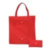Eco-Friendly 100% PP Spunbond Foldable Nonwoven Bag Red