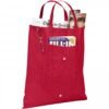 Eco-Friendly 100% PP Spunbond Foldable Nonwoven Bag Red