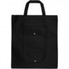 foldable nonwoven bag 4# black (2) Foldable Non woven Grocery Bag Black