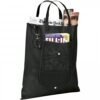 foldable nonwoven bag 4# black (4) Foldable Non woven Grocery Bag Black