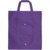 foldable nonwoven bag 5# purple (2) Eco-Friendly Foldable Nonwoven Shoulder Bag Purple