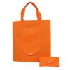 Foldable Nonwoven Shopping Bag Orange