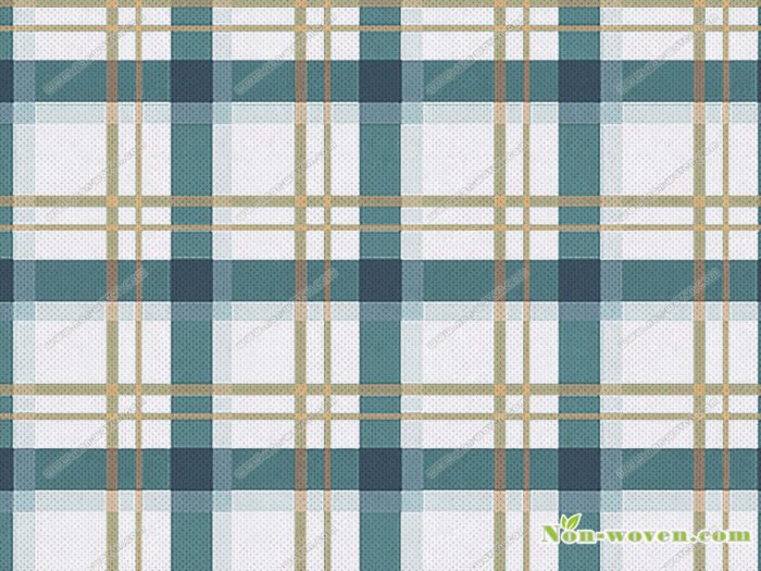 Grid Pattern Printed Non woven Fabric - Image 5
