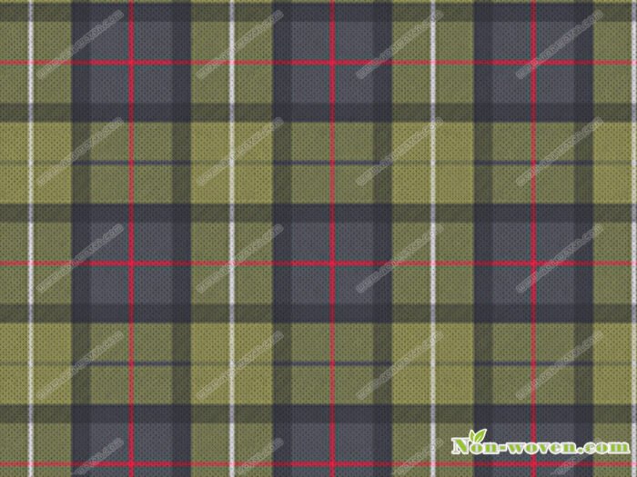 Grid Pattern Printed Non woven Fabric - Image 20