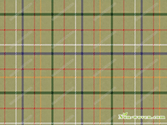 Grid Pattern Printed Non woven Fabric - Image 19