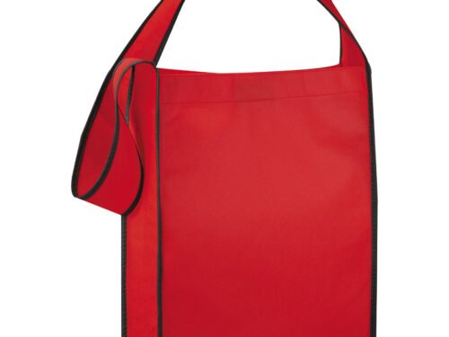 Spunbond Non-woven Sling Bag Red