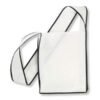 PP Spunbond Nonwoven Shoulder Bag White