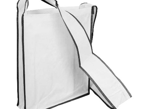 PP Spunbond Nonwoven Shoulder Bag White