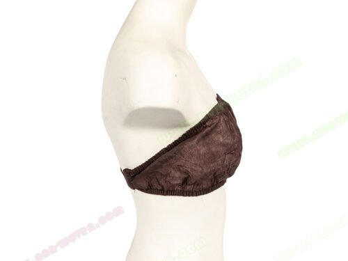Disposable PP Non woven Bra Brown