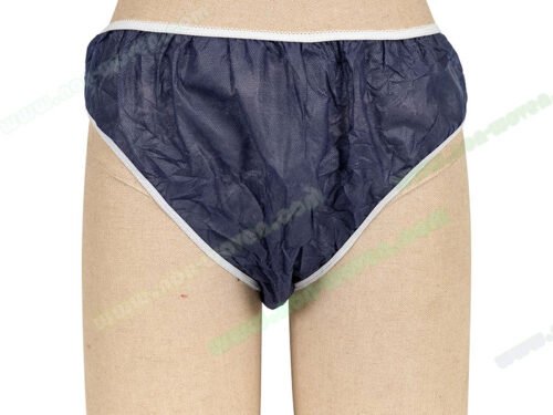 Nonwoven Disposable Briefs Blue