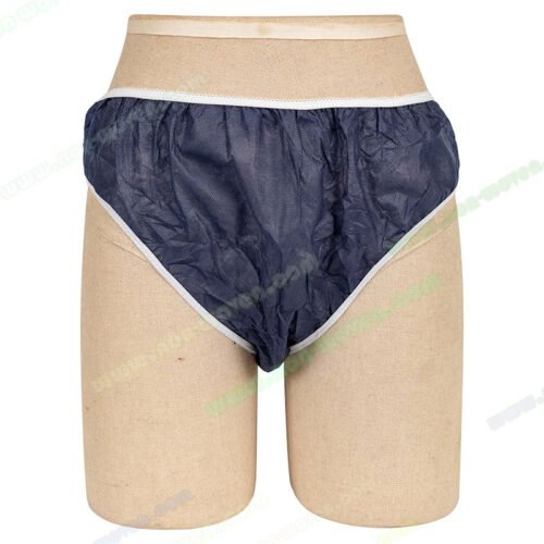 Nonwoven Disposable Briefs Blue