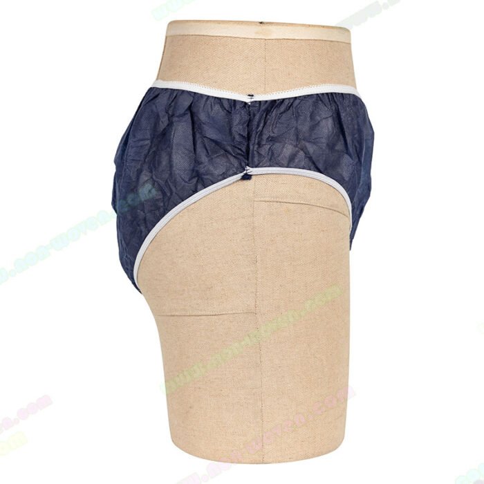 Nonwoven Disposable Briefs Blue - Image 3