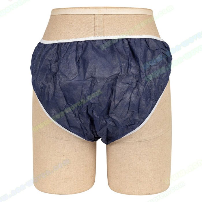 Nonwoven Disposable Briefs Blue - Image 2