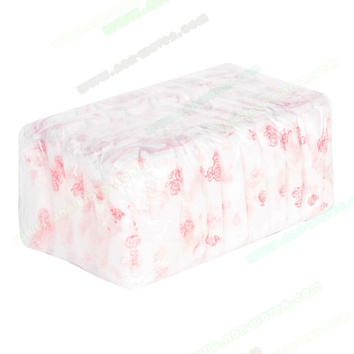 Pink Printed Non-woven Disposable Briefs - Image 6