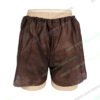 Non woven Disposable Shorts Brown