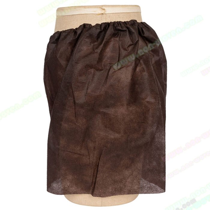 Non woven Disposable Shorts Brown - Image 3