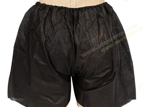 Disposable PP Spunbond Nonwoven Shorts Blue