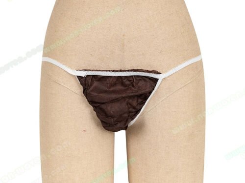 100% PP Spunbond Non woven Disposable Thongs Brown